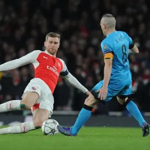 Mertesacker vs. Iniesta: A Battle of Champions - Arsenal vs. Barcelona, 2015/16 Mertesacker vs. Iniesta: A Battle of Champions - Arsenal vs. Barcelona, 2015/16