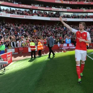 Per Mertesacker's Emotional Farewell: Arsenal v Everton, 2016-17 Per Mertesacker's Emotional Farewell: Arsenal v Everton, 2016-17