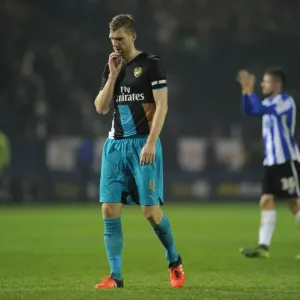 Per Mertesacker's Reaction: Arsenal Overcome Sheffield Wednesday in Capital One Cup