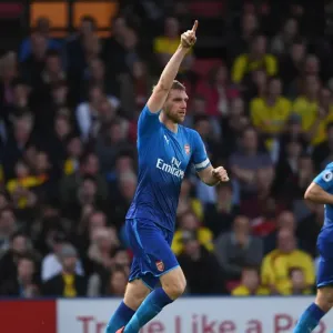 Per Mertesacker's Shocking Goal: Arsenal's Victory at Watford (2017-18)