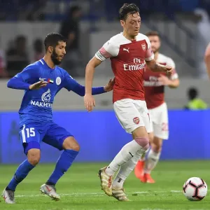 Mesut Ozil: In Action for Arsenal against Al-Nasr Dubai SC (2018-19)