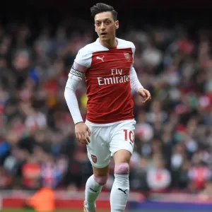 Mesut Ozil: In Action for Arsenal Against Brighton & Hove Albion, Premier League 2018-19