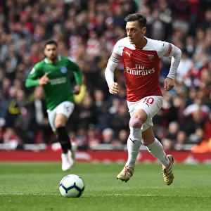 Mesut Ozil: In Action for Arsenal vs Brighton & Hove Albion, Premier League 2018-19