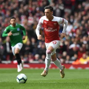 Mesut Ozil: In Action for Arsenal vs Brighton & Hove Albion, Premier League 2018-19