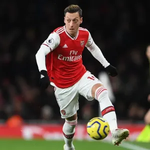 Mesut Ozil in Action: Arsenal vs. Brighton & Hove Albion, Premier League 2019-20 Mesut Ozil in Action: Arsenal vs. Brighton & Hove Albion, Premier League 2019-20
