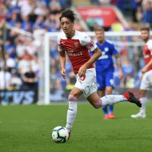 Mesut Ozil in Action: Arsenal vs. Cardiff City, Premier League 2018-19 Mesut Ozil in Action: Arsenal vs. Cardiff City, Premier League 2018-19