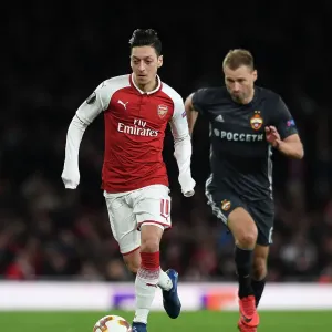 Mesut Ozil in Action: Arsenal vs CSKA Moscow, UEFA Europa League Quarterfinal