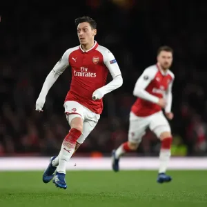 Mesut Ozil in Action: Arsenal vs CSKA Moscow, UEFA Europa League Quarterfinals