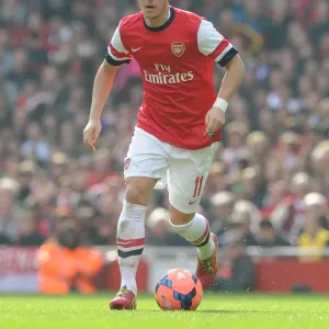Mesut Ozil in Action: Arsenal vs. Everton, FA Cup Quarter-Final, 2014 Mesut Ozil in Action: Arsenal vs. Everton, FA Cup Quarter-Final, 2014