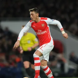 Mesut Ozil in Action: Arsenal vs Leicester City, Premier League 2014-15
