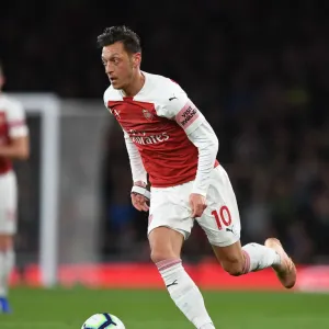 Mesut Ozil Print, Arsenal vs Leicester City 2018-19 Mesut Ozil Print, Arsenal vs Leicester City 2018-19