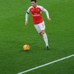 Mesut Ozil in Action: Arsenal vs Newcastle United, Premier League 2015-16