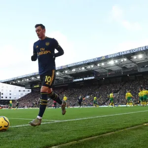 Mesut Ozil in Action: Arsenal vs. Norwich City - Premier League Clash (2019-20) Mesut Ozil in Action: Arsenal vs. Norwich City - Premier League Clash (2019-20)