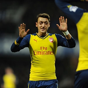Mesut Ozil in Action: Arsenal vs. Queens Park Rangers, Premier League 2014-15