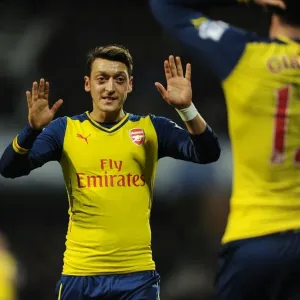Mesut Ozil in Action: Arsenal vs. Queens Park Rangers, Premier League 2014-15