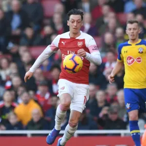 Mesut Ozil in Action: Arsenal vs. Southampton, Premier League 2018-19 Mesut Ozil in Action: Arsenal vs. Southampton, Premier League 2018-19