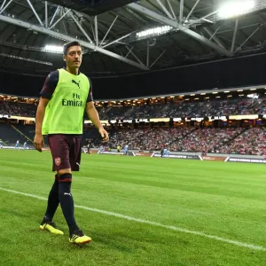 Mesut Ozil in Action: Arsenal vs. SS Lazio, Stockholm 2018 Mesut Ozil in Action: Arsenal vs. SS Lazio, Stockholm 2018