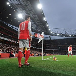 Mesut Ozil in Action: Arsenal vs Stoke City (Premier League 2016-17)
