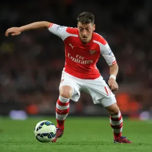 Mesut Ozil in Action: Arsenal vs Swansea City, Premier League 2014/15