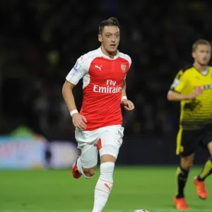 Mesut Ozil in Action: Arsenal vs. Watford, Premier League 2015/16