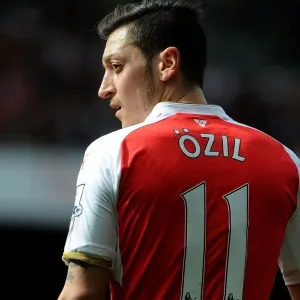 Mesut Ozil in Action: Arsenal vs. Watford, Premier League 2015-16 Mesut Ozil in Action: Arsenal vs. Watford, Premier League 2015-16