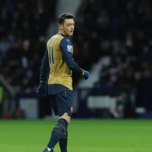 Mesut Ozil in Action: Arsenal vs. West Bromwich Albion, Premier League 2015-16 Mesut Ozil in Action: Arsenal vs. West Bromwich Albion, Premier League 2015-16