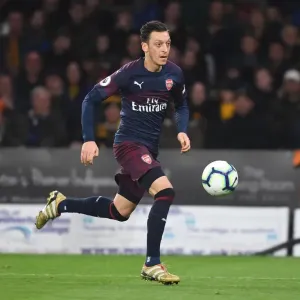 Mesut Ozil in Action: Arsenal vs. Wolverhampton Wanderers, Premier League 2018-19 Mesut Ozil in Action: Arsenal vs. Wolverhampton Wanderers, Premier League 2018-19