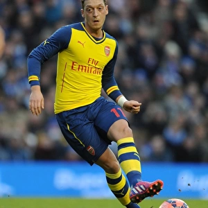 Mesut Ozil in Action: Arsenal's Star Performance against Brighton & Hove Albion, FA Cup 2014-15