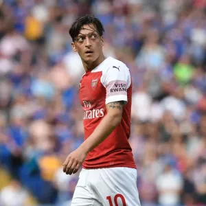 Mesut Ozil in Action: Cardiff City vs. Arsenal, Premier League 2018-19