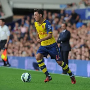 Mesut Ozil in Action: Everton vs. Arsenal, Premier League 2014/15