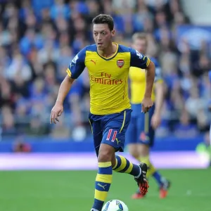 Mesut Ozil in Action: Everton vs. Arsenal, Premier League 2014/15