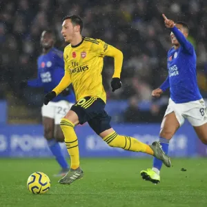 Mesut Ozil in Action: Leicester City vs. Arsenal FC, Premier League 2019-20
