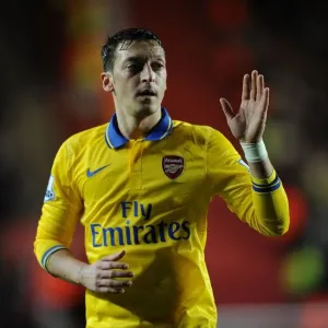 Mesut Ozil in Action: Southampton vs Arsenal, Premier League 2013-14 Mesut Ozil in Action: Southampton vs Arsenal, Premier League 2013-14
