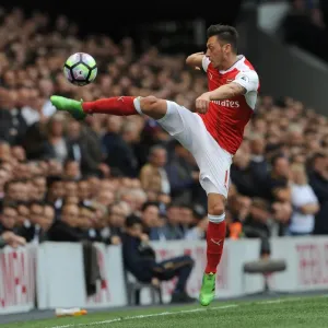Mesut Ozil in Action: Tottenham Hotspur vs. Arsenal, Premier League 2016-17 Mesut Ozil in Action: Tottenham Hotspur vs. Arsenal, Premier League 2016-17