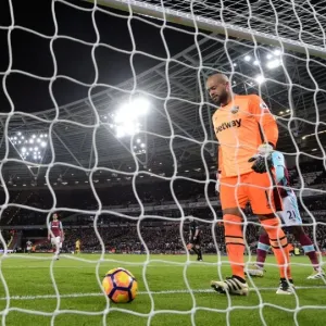 Mesut Ozil and Alexis Sanchez Celebrate Goal Against West Ham United, 2016-17 Premier League Mesut Ozil and Alexis Sanchez Celebrate Goal Against West Ham United, 2016-17 Premier League