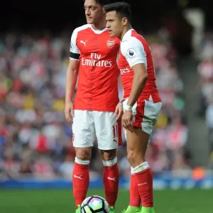 Mesut Ozil and Alexis Sanchez: A Dynamic Duo in Arsenal's Battle Against Manchester City, 2016-17 Mesut Ozil and Alexis Sanchez: A Dynamic Duo in Arsenal's Battle Against Manchester City, 2016-17