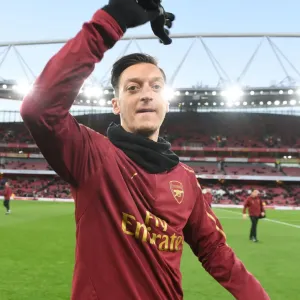 Mesut Ozil: Arsenal Football Club vs. Wolverhampton Wanderers, Premier League 2018-19