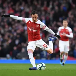 Mesut Ozil (Arsenal) and Fred (Manchester United) Print Mesut Ozil (Arsenal) and Fred (Manchester United) Print