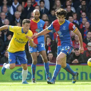 Mesut Ozil (Arsenal) Mile Jedinak (Palace). Crystal Palace 0: 2 Arsenal. Barclays Premier League