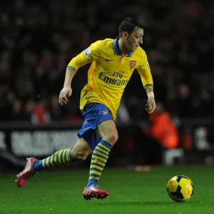 Mesut Ozil (Arsenal). Southampton 2: 2 Arsenal. Barclays Premier League. St. Marys Stadium, 29 / 1 / 14 Mesut Ozil (Arsenal). Southampton 2: 2 Arsenal. Barclays Premier League. St. Marys Stadium, 29 / 1 / 14