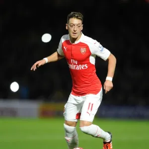 Mesut Ozil Print - Arsenal vs Watford Barclays Premier League 2015