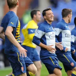 Mesut Ozil: Gearing Up for Battle - Everton vs Arsenal, Premier League 2014/15