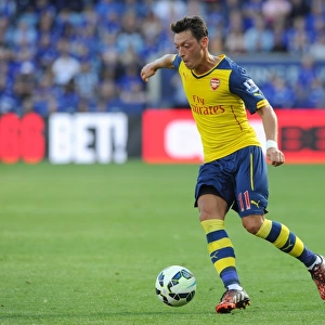 Mesut Ozil at The King Power Stadium: Arsenal Holds Leicester City in a 1-1 Barclays Premier League Draw