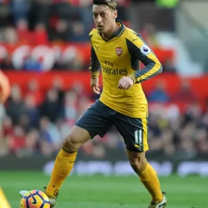 Mesut Ozil at Old Trafford: Arsenal vs. Manchester United, Premier League 2016-17 Mesut Ozil at Old Trafford: Arsenal vs. Manchester United, Premier League 2016-17