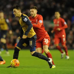 Mesut Ozil Print - Liverpool vs Arsenal 2015-16 Mesut Ozil Print - Liverpool vs Arsenal 2015-16