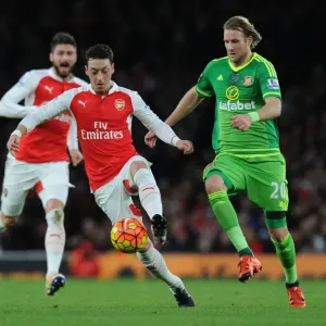Mesut Ozil Outsmarts Ola Toivonen: Arsenal vs Sunderland, Premier League 2015-16