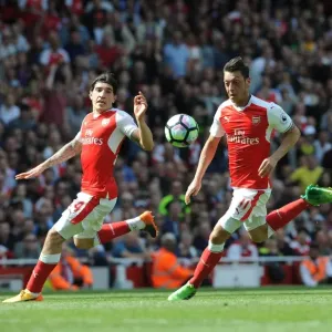 Mesut Ozil Print: Arsenal vs Everton, Premier League 2016-17 Mesut Ozil Print: Arsenal vs Everton, Premier League 2016-17