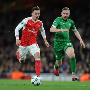 Mesut Ozil Scores Arsenal's Fourth Goal in Champions League Match Against Ludogorets (2016-17) Mesut Ozil Scores Arsenal's Fourth Goal in Champions League Match Against Ludogorets (2016-17)