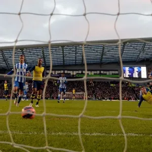 Mesut Ozil Scores the Decisive Goal FA Cup Print