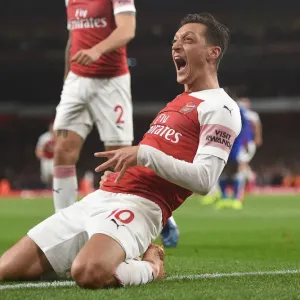 Mesut Ozil Scores First Goal Print Mesut Ozil Scores First Goal Print